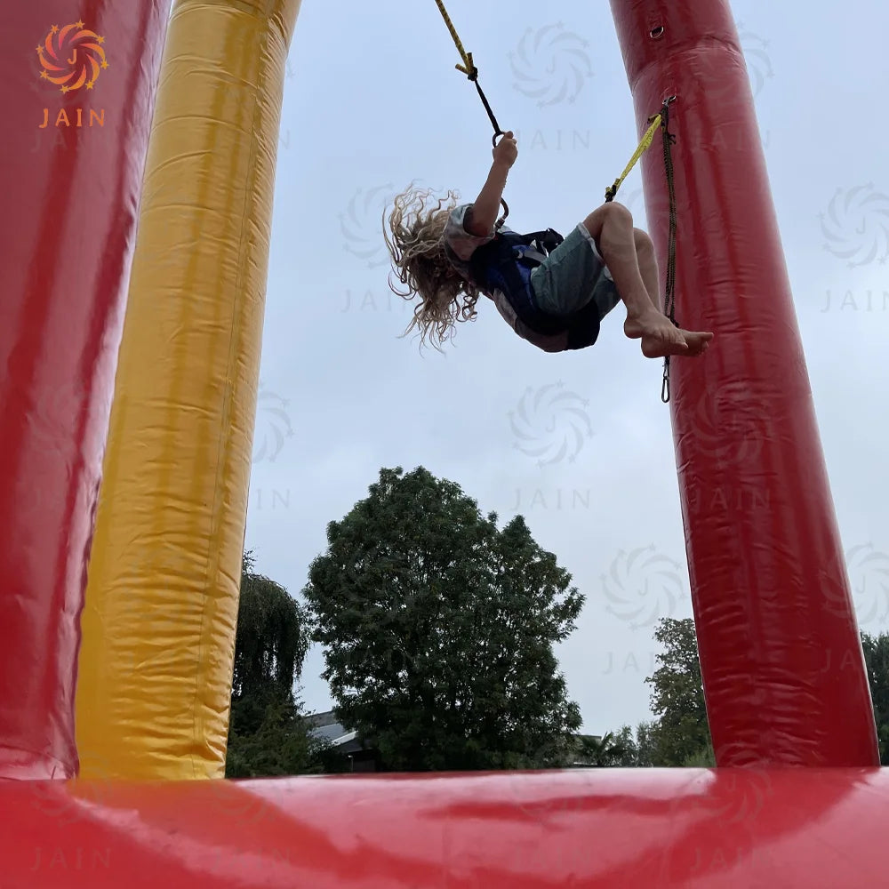 Trampoline gonflable usage exterieur