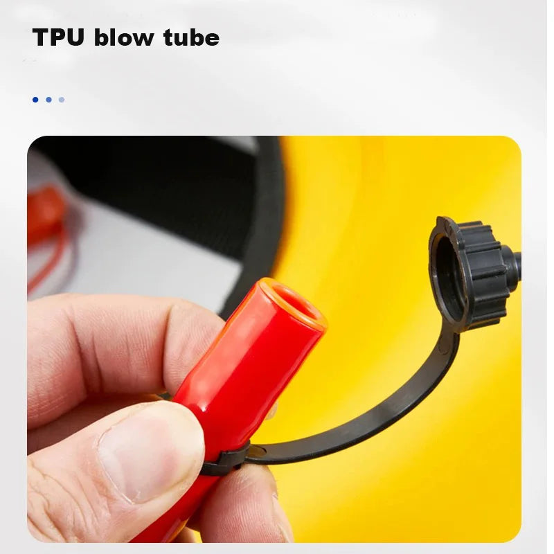 Tube de gonflage du gilet de sauvetage gonflable