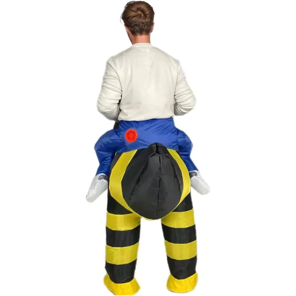 Costume abeille gonflable adulte souffleur inclus