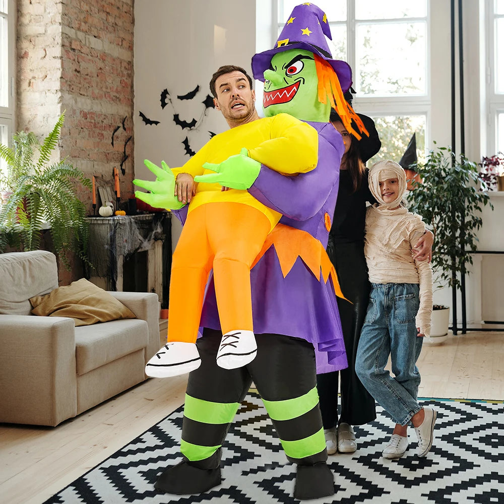 Déguisement gonflable fantôme carnaval adulte unisexe