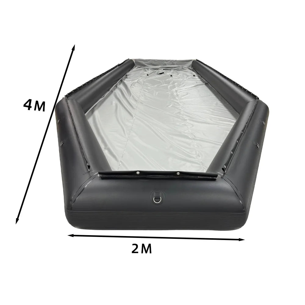 Plateforme flottante gonflable pour marina