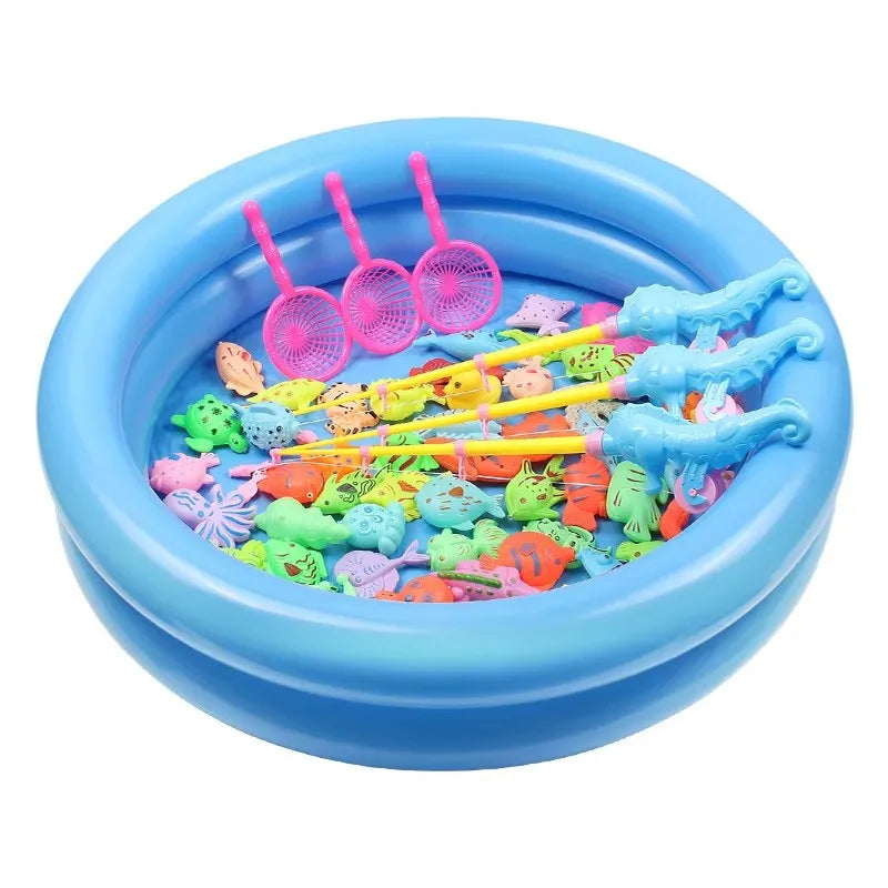 Piscine gonflable jeu de pêche magnétique pour enfant