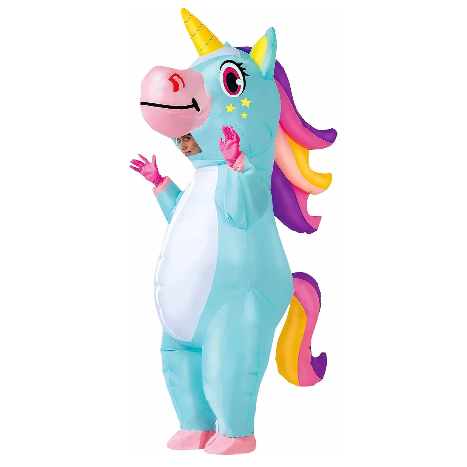 Costume gonflable licorne idéal Halloween et Noël