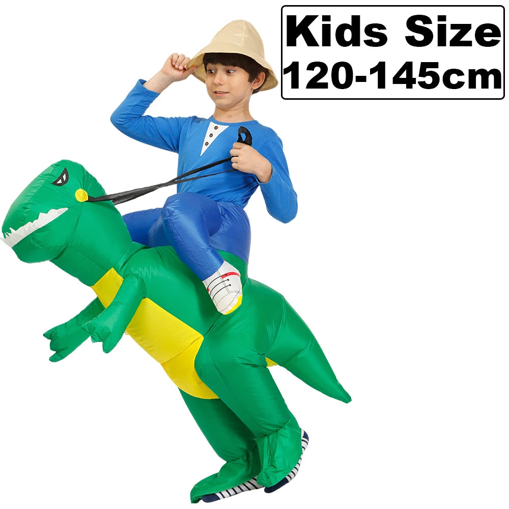 Costume dinosaure gonflable carnaval cosplay
