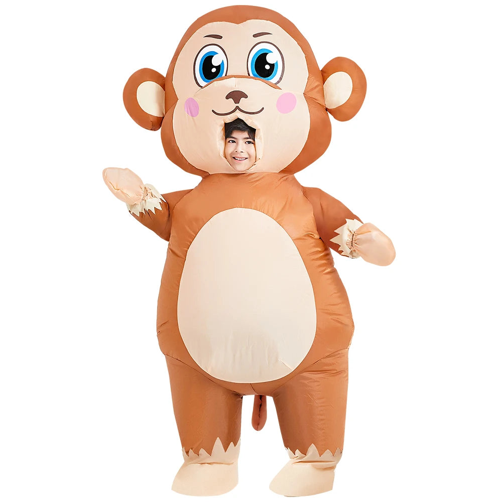 Déguisement gonflable dino enfant taille XS