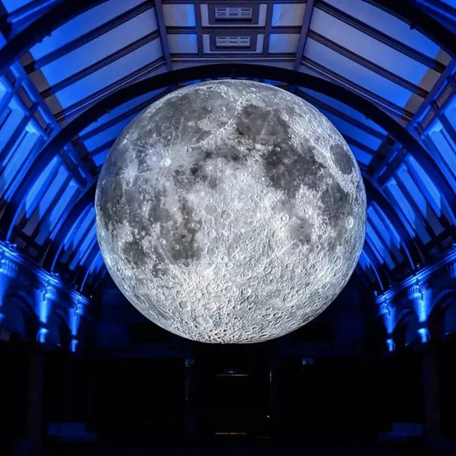 Ballon gonflable boule de lune lumineuse LED