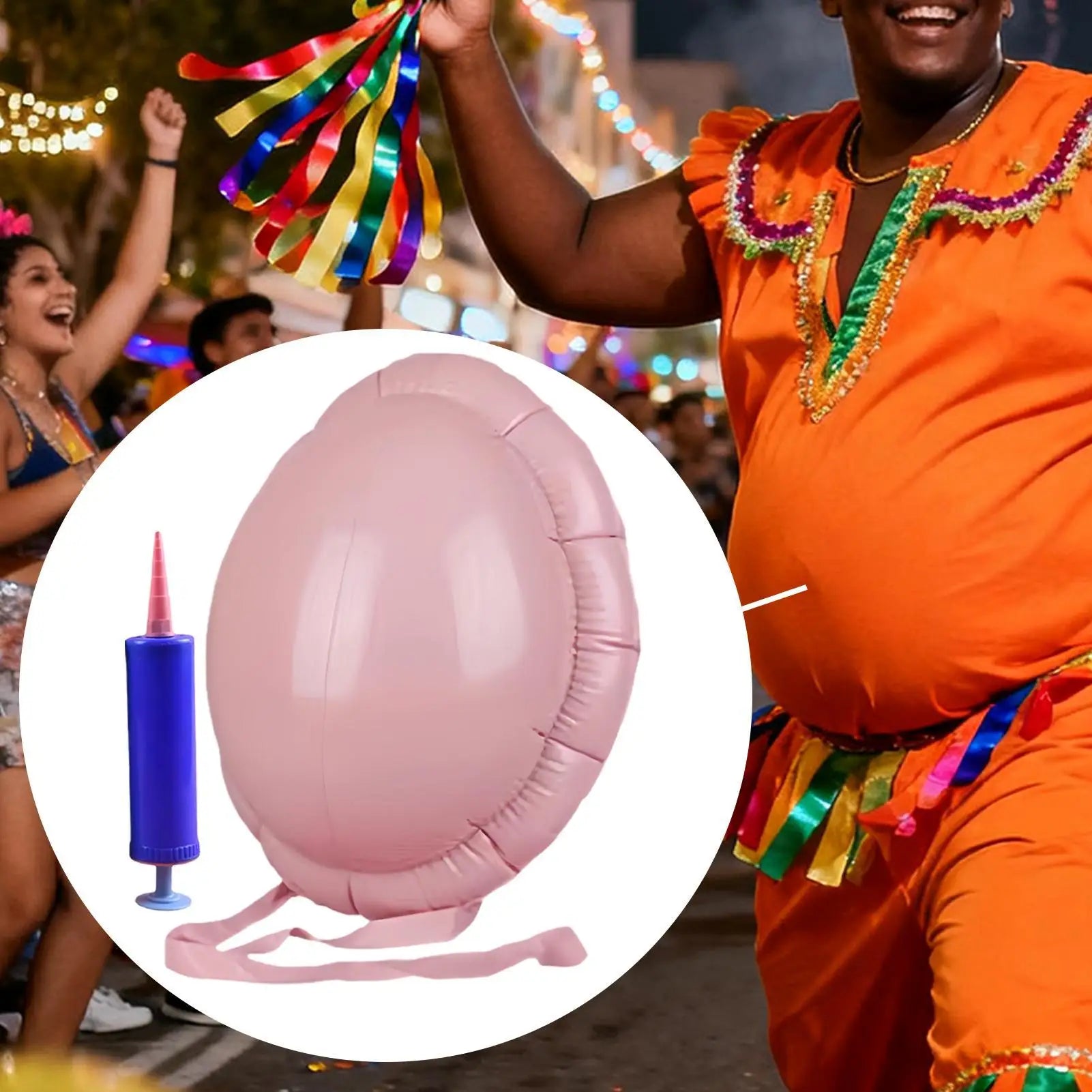 Costume gonflable faux ventre pour Halloween