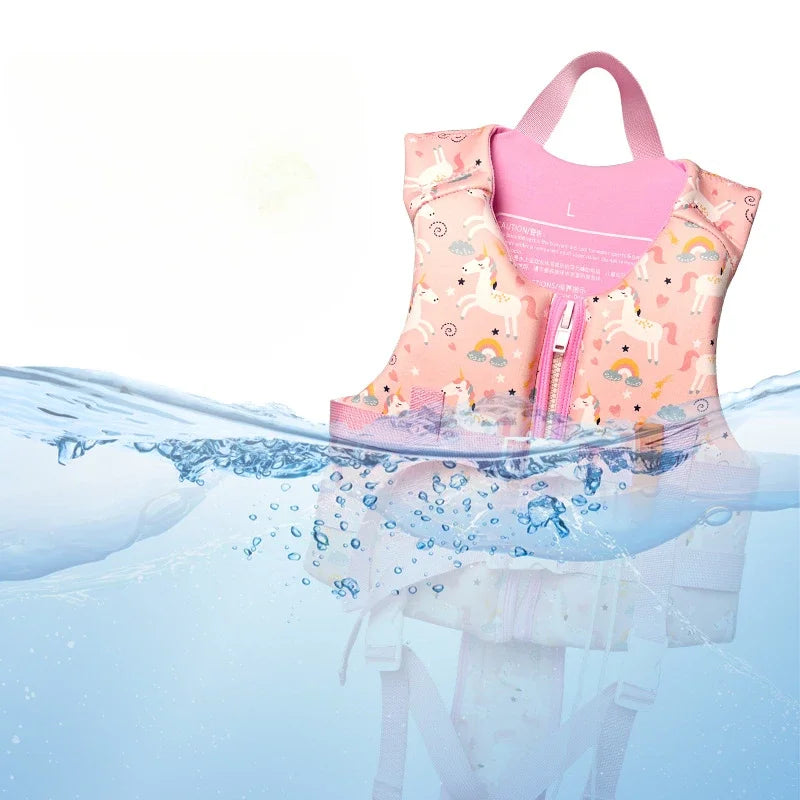 Gilet de flottabilité enfant vue de face