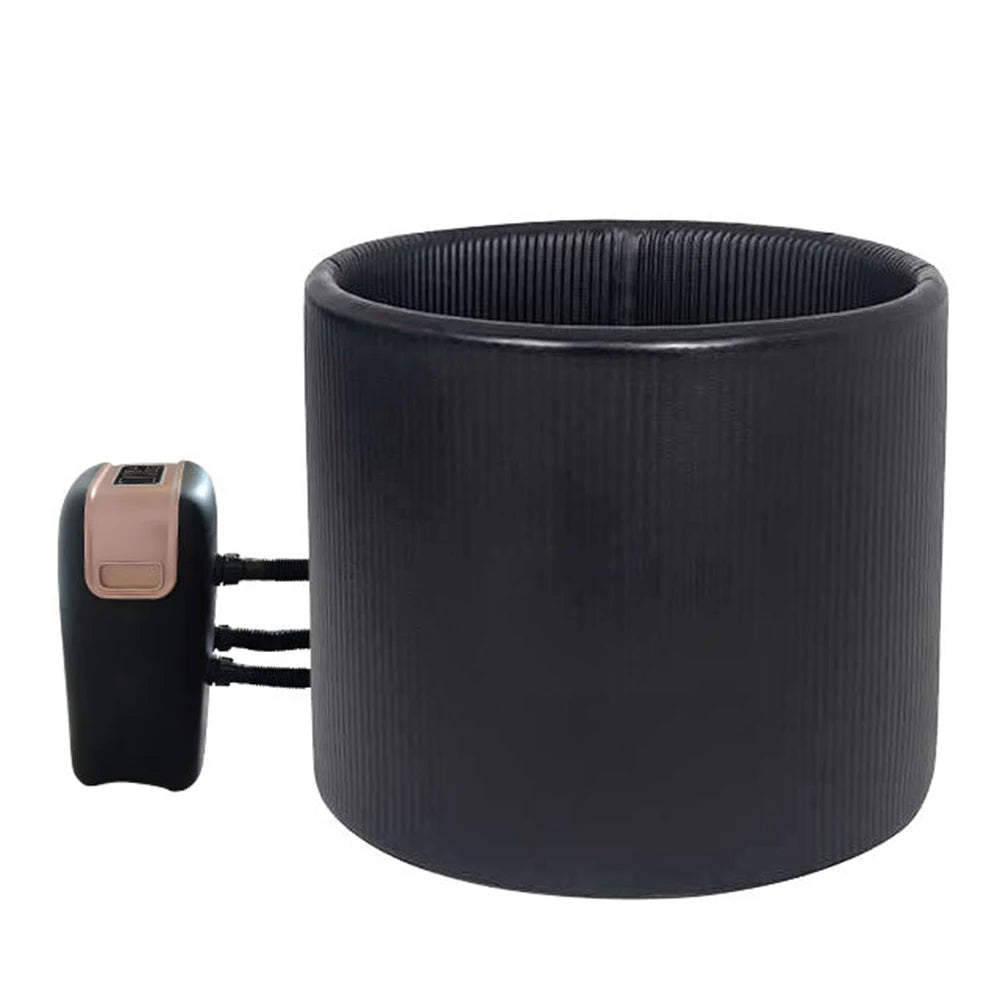 Baignoire gonflable pliée pour le rangement