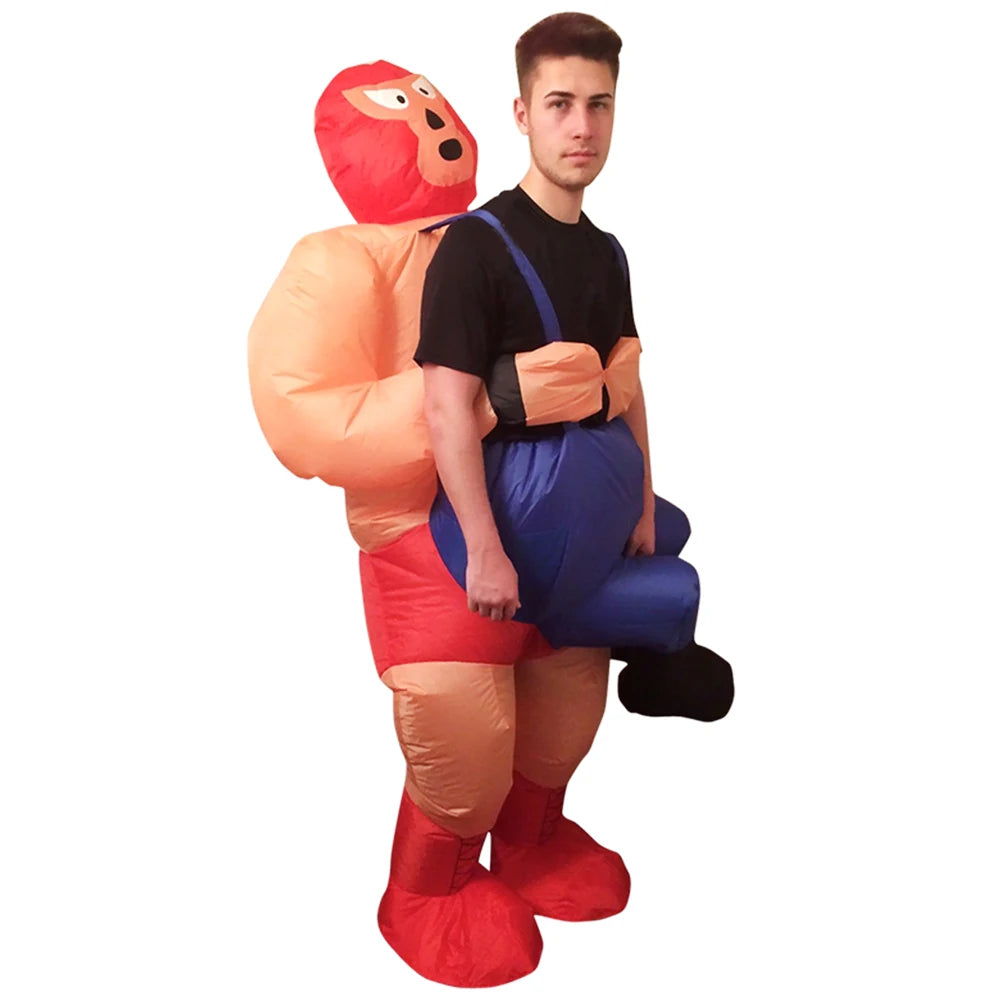 Costume gonflable combattant carnaval fête