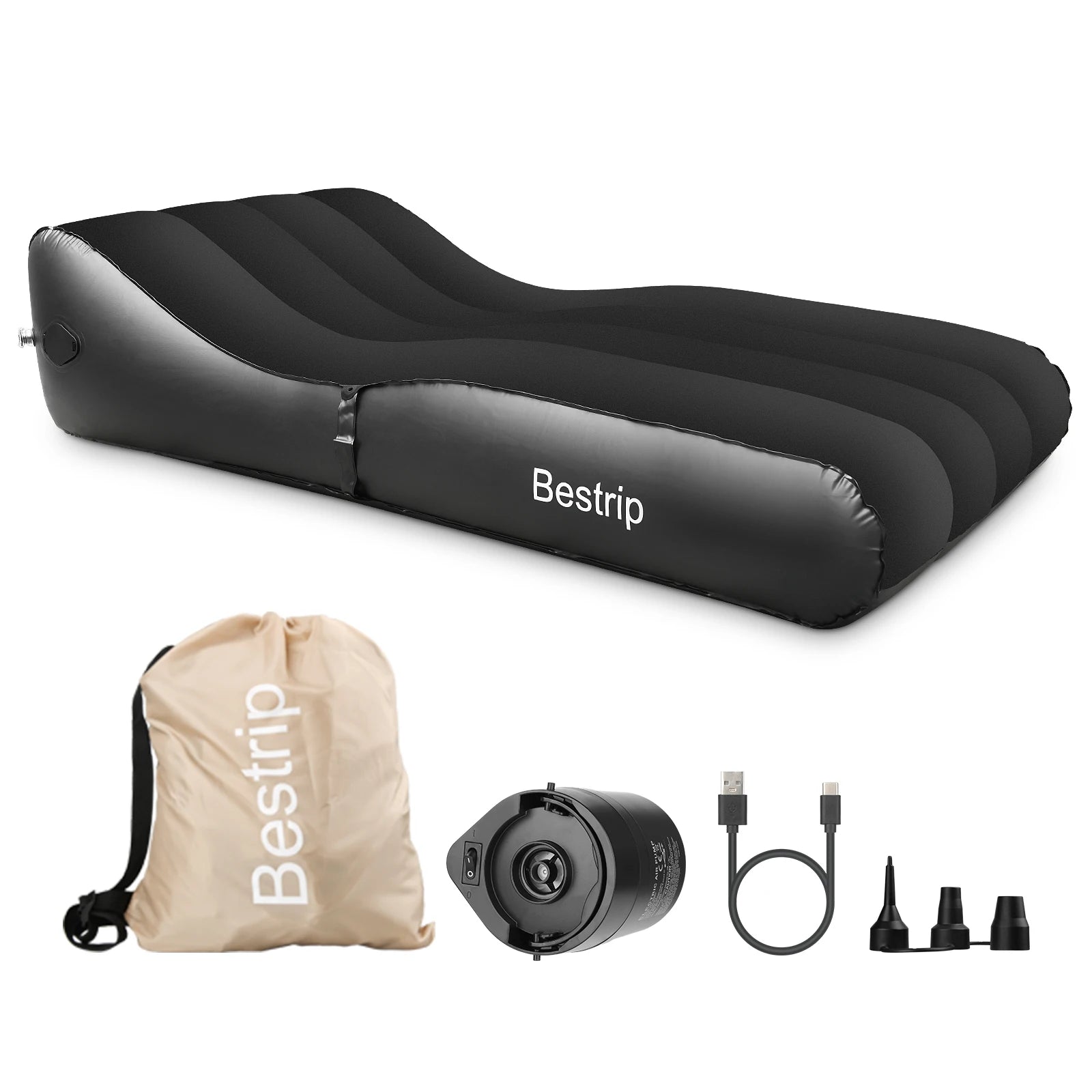 Canapé gonflable convertible rangement sac