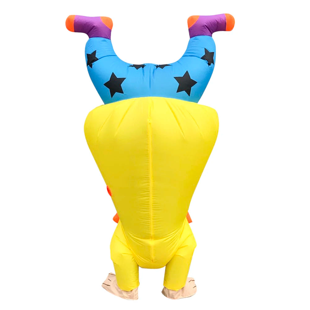 Déguisement clown gonflable, coloris multiples