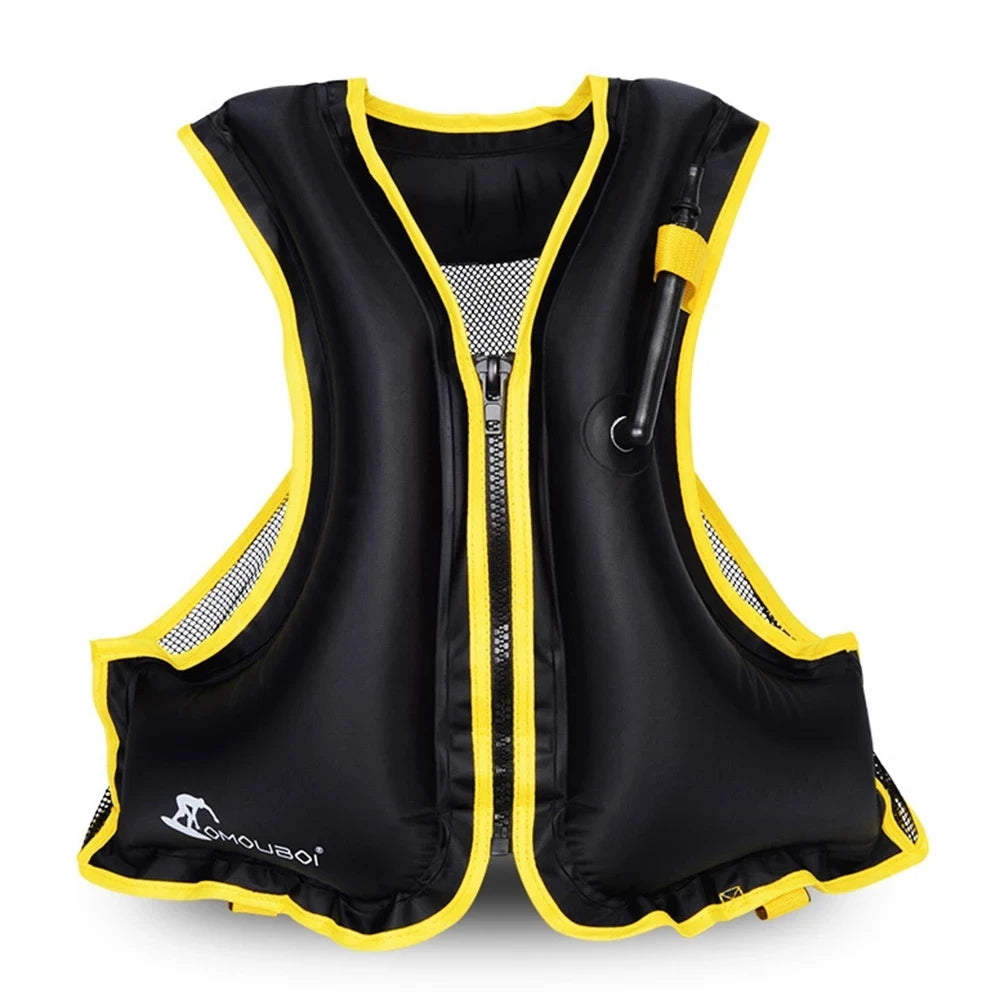 Gilet de sauvetage adulte accessoire gonflable vue d'ensemble