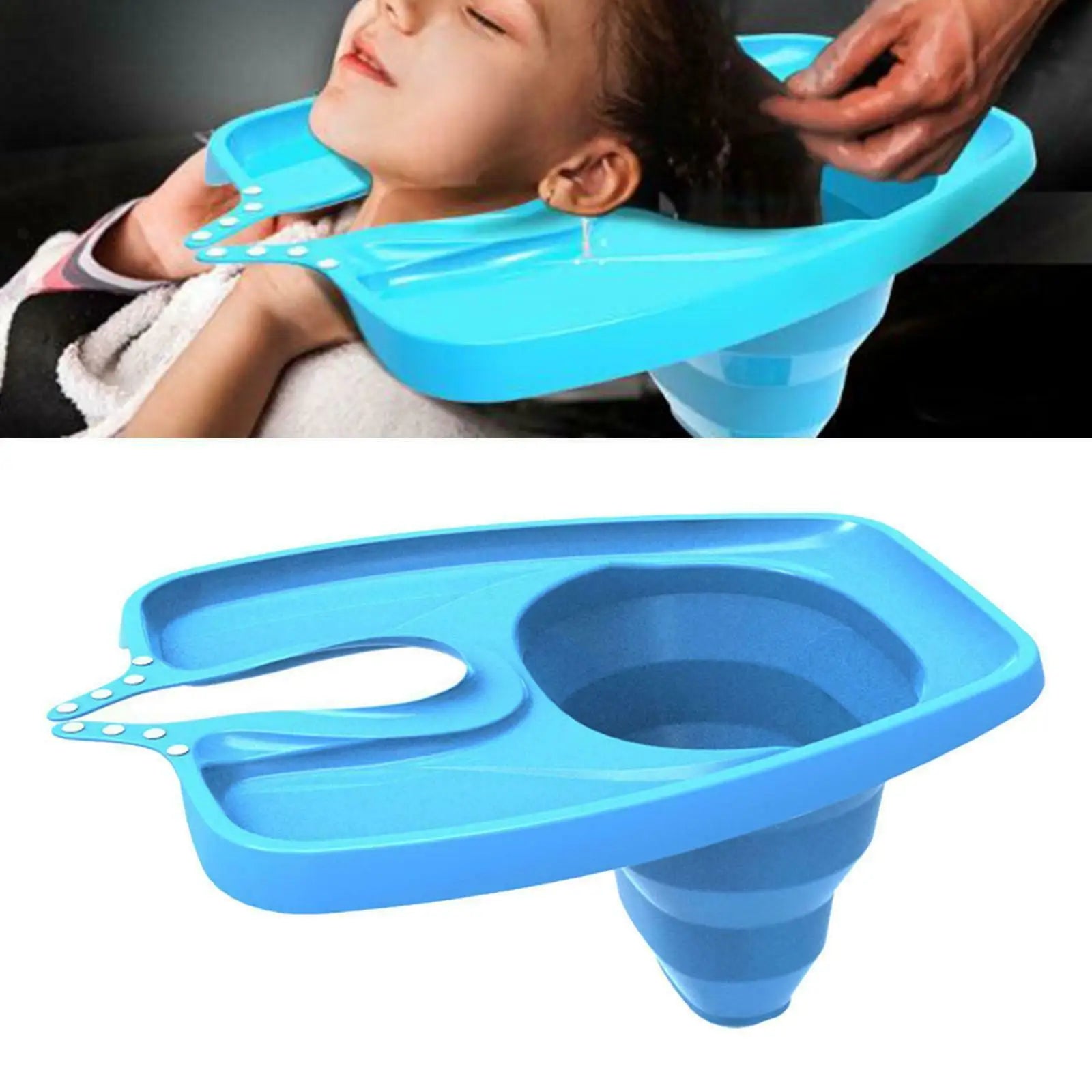 Bassin de Shampoing Gonflable Pliable - vue d'ensemble