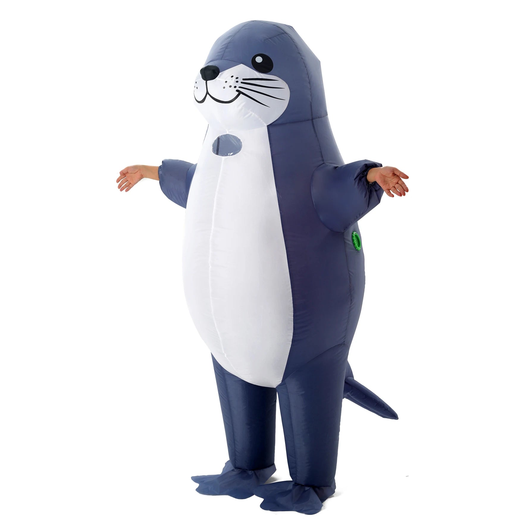 Costume gonflable phoque adulte vue de face