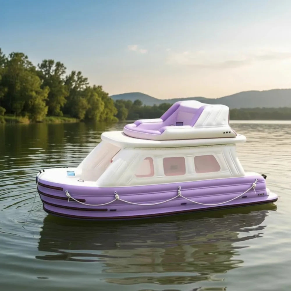 Plateforme Flottante Gonflable Fête Double Pont - vue d'ensemble