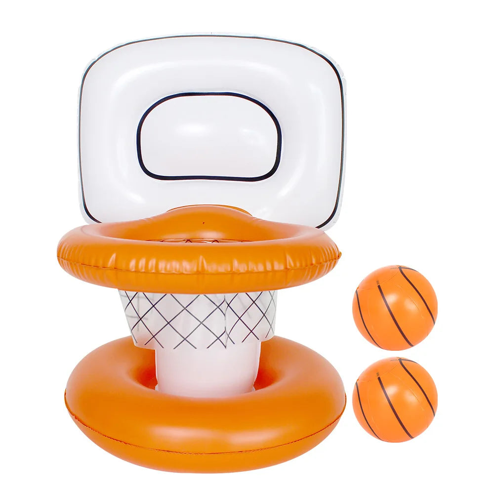 Activité parent-enfant piscine basket gonflable