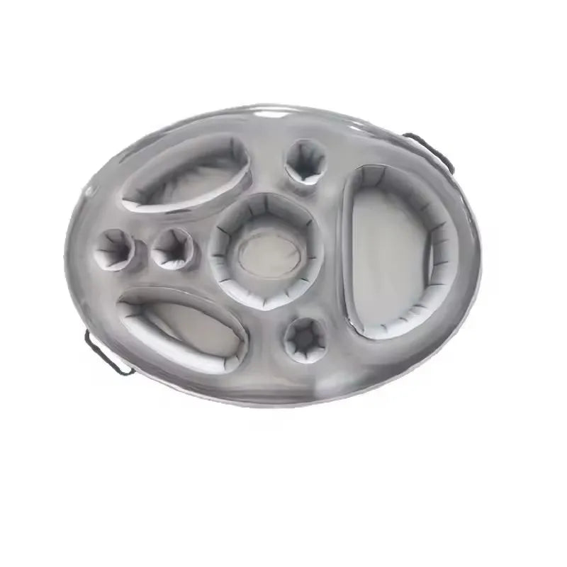 Accessoire gonflable porte-fruits et boissons piscine