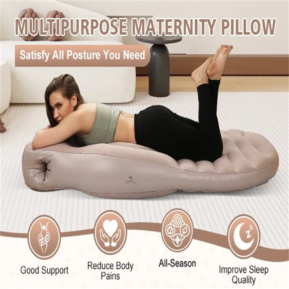 Matelas Gonflable Soutien Maternité - gros plan