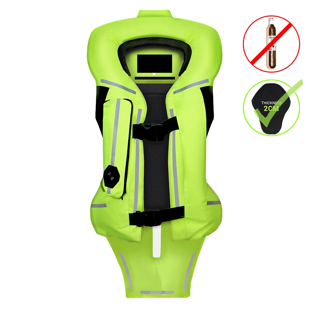 Accessoire Gonflable Gilet Airbag Moto - vue de côté