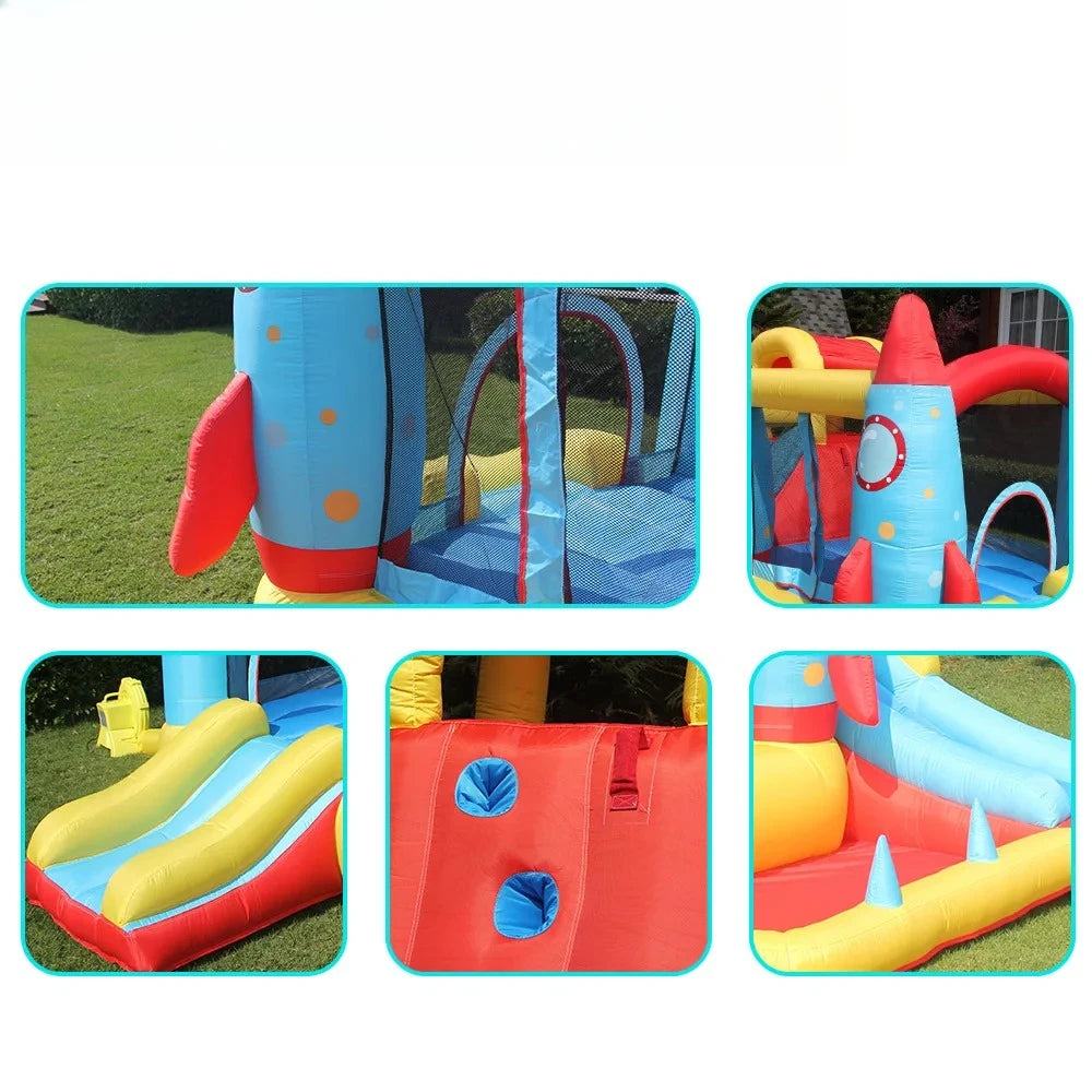 Château gonflable toboggan enfants anniversaire