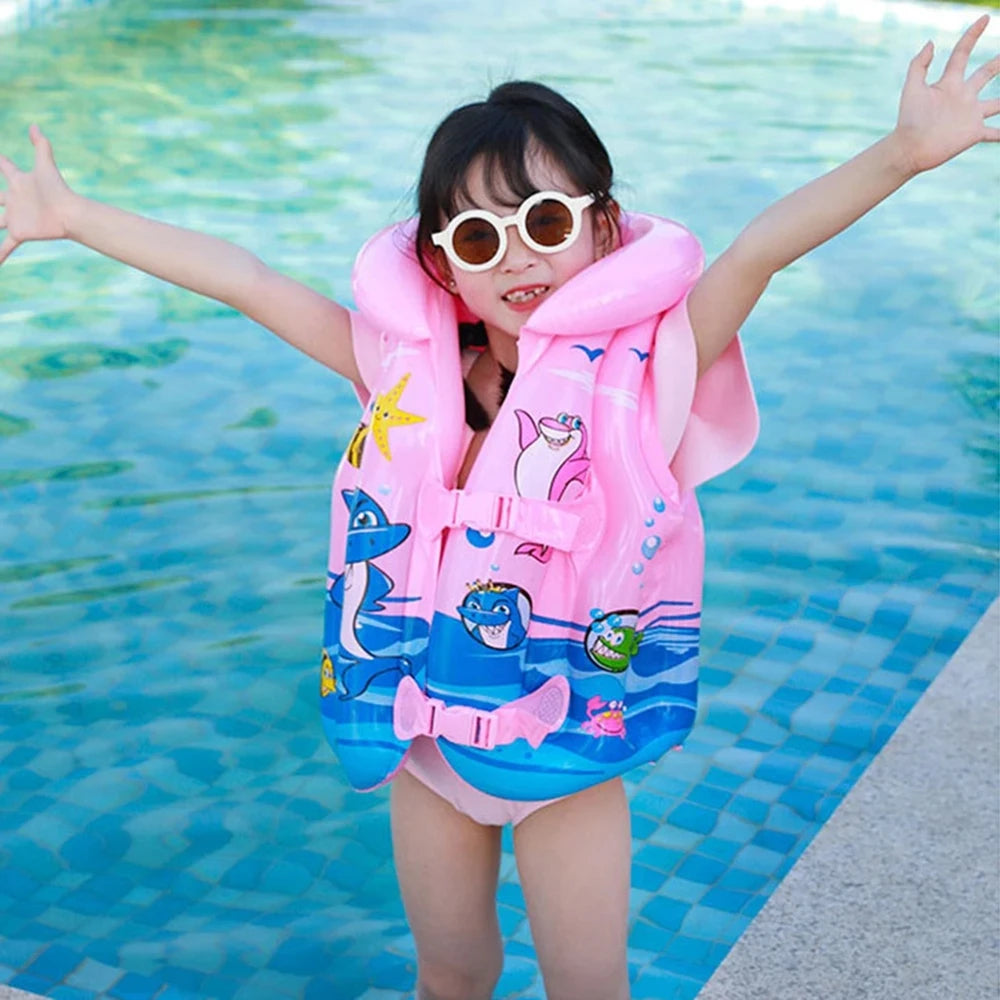 Accessoire Gonflable Gilet Sauvetage Enfant Piscine - vue de face