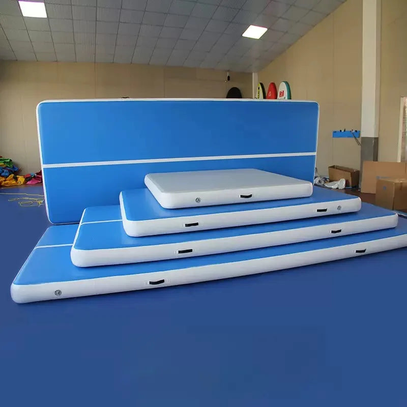 Tapis gonflable gymnastique air track vue d'ensemble