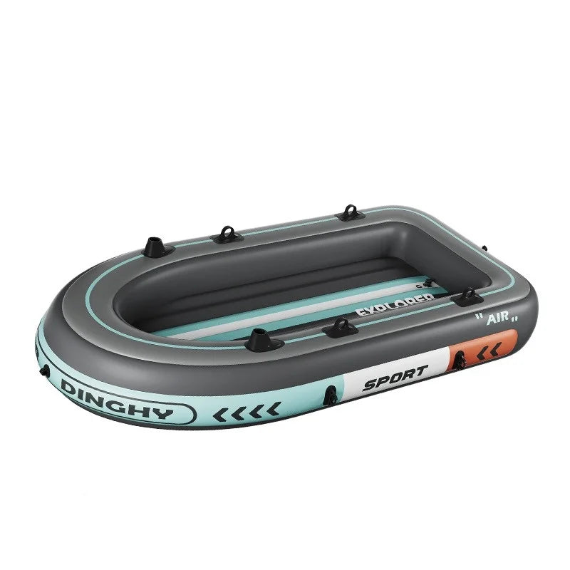 Kayak gonflable portable dégonflé dans son sac