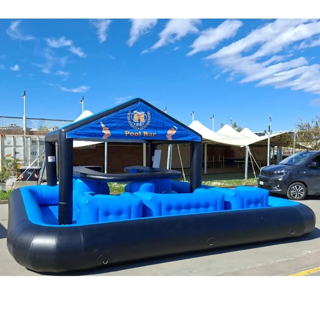 Bar gonflable piscine personnalise en PVC