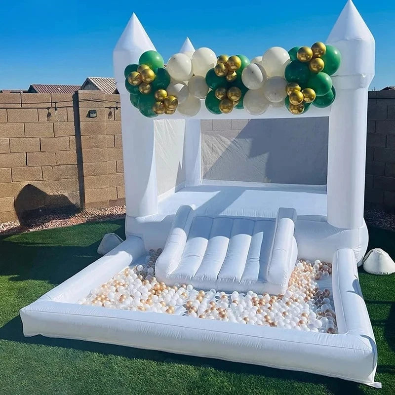 Château gonflable toboggan pour enfants