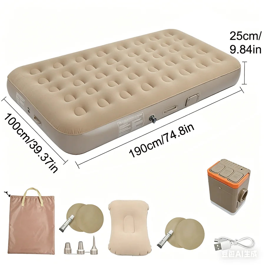 Comparatif taille L et M matelas gonflable camping
