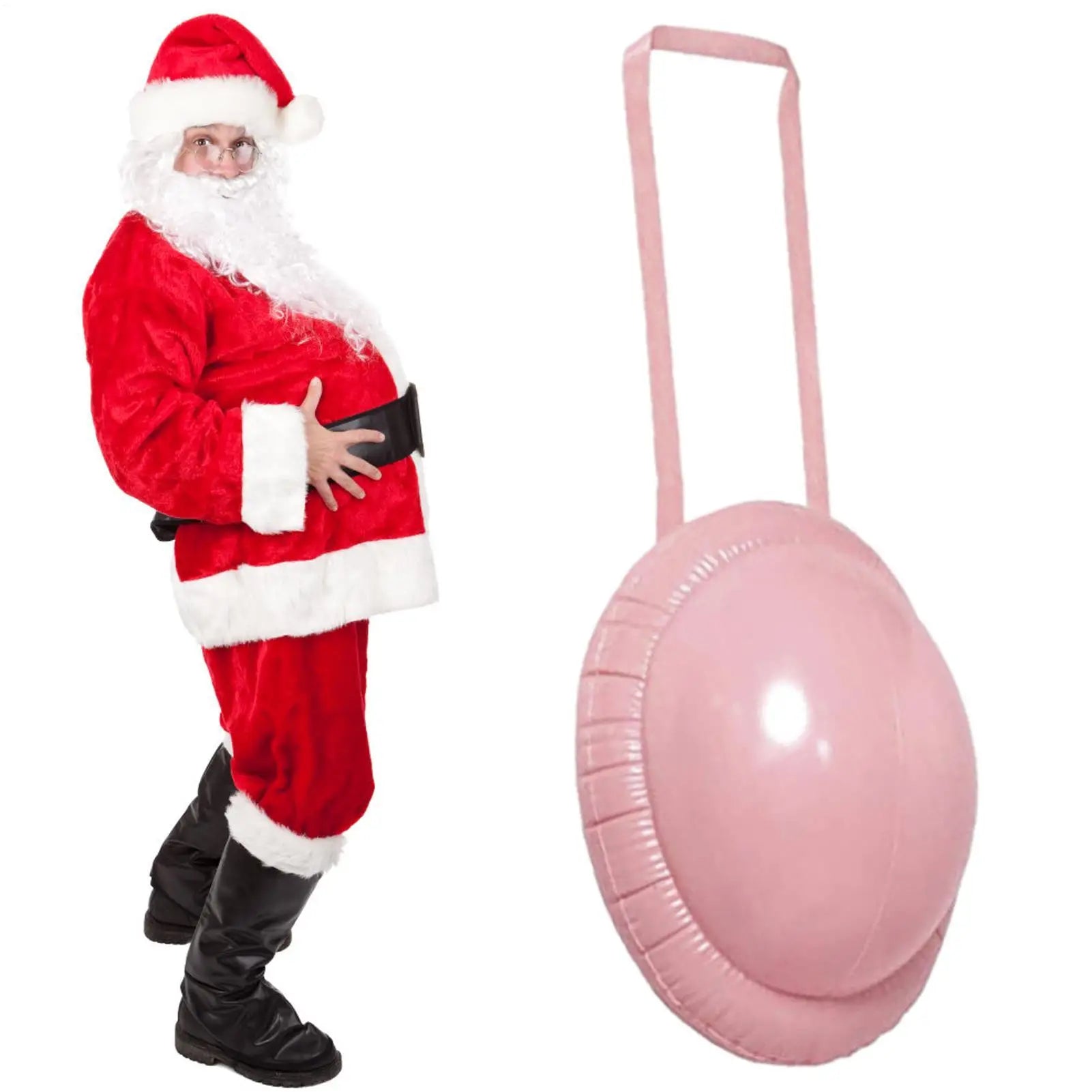 Costume Gonflable Ventre Père Noël - vue d'ensemble