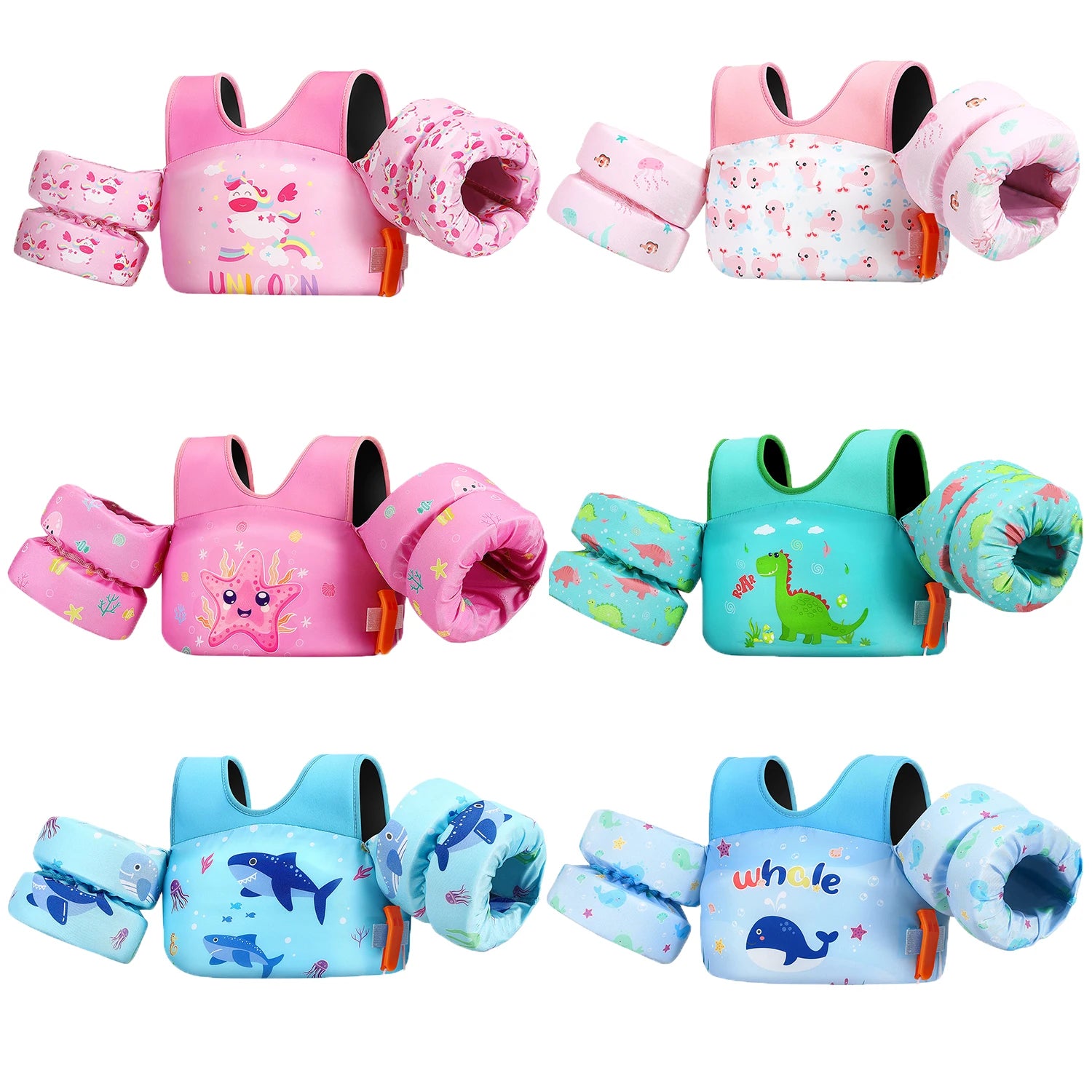 Gilet sauvetage enfant vue d'ensemble