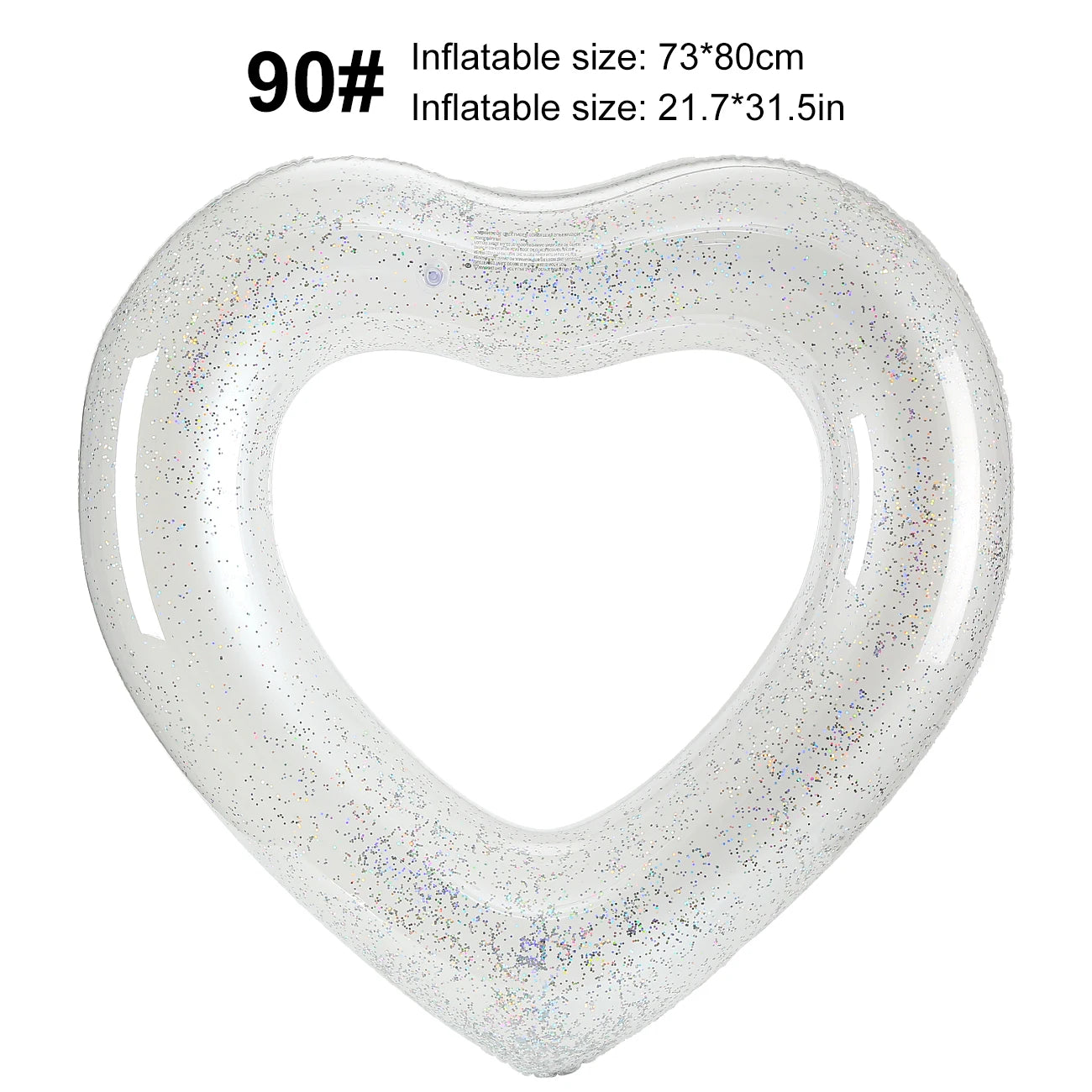 Matelas cœur gonflable piscine plage résistant UV