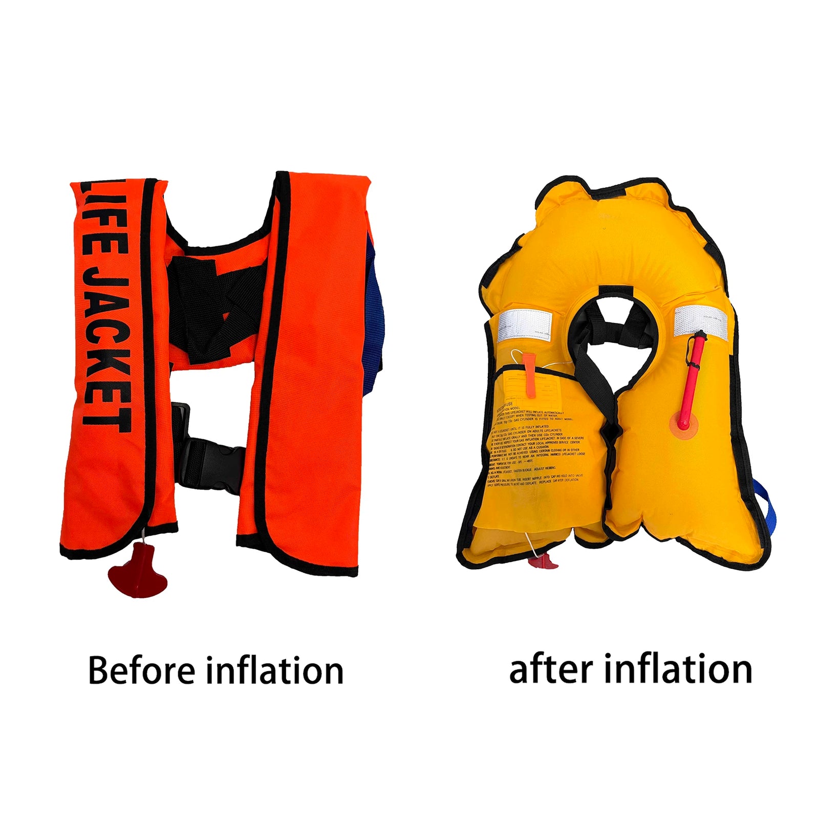 Gilet de sauvetage gonflable natation grande flottabilité