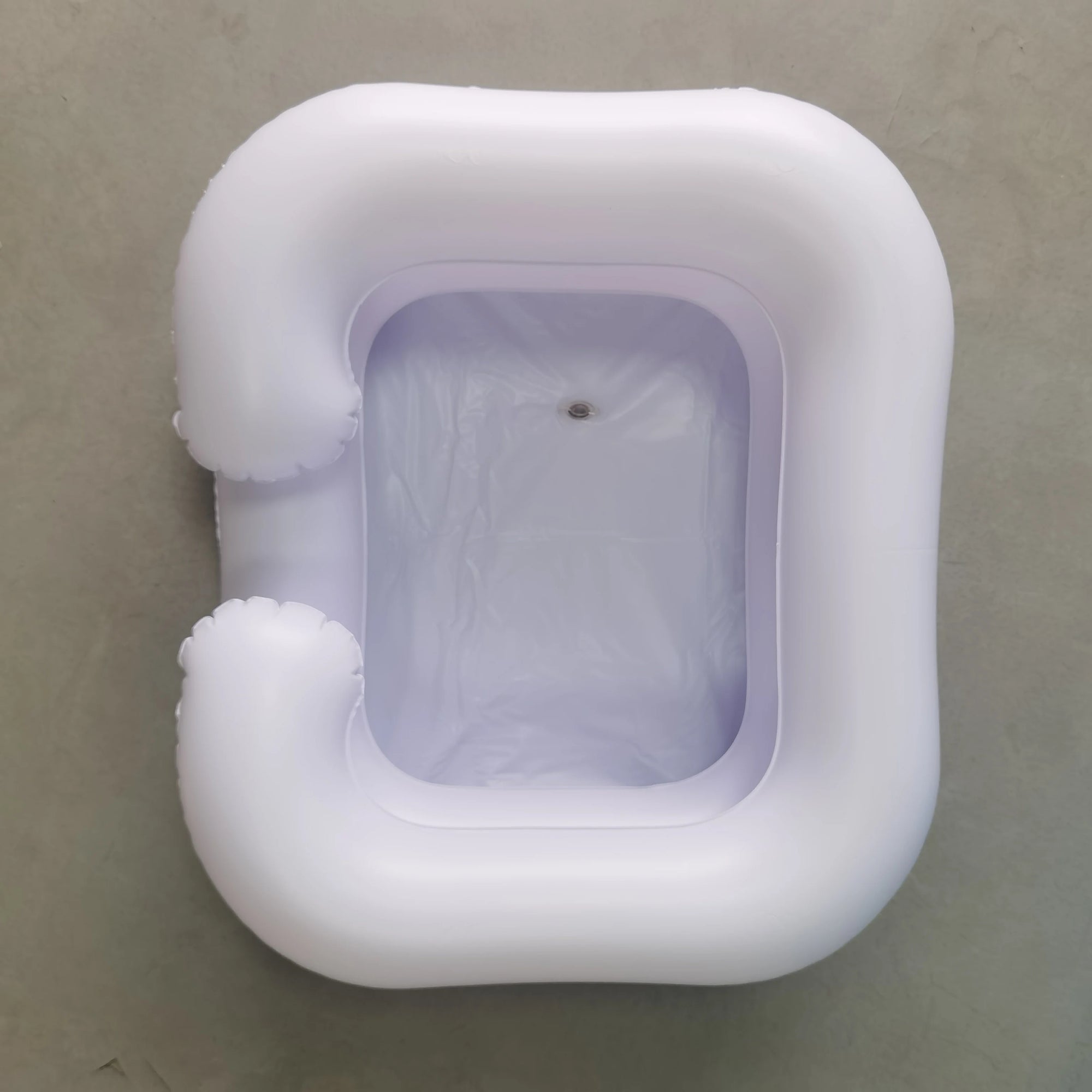 Tuyau de vidange de la baignoire gonflable lavage cheveux