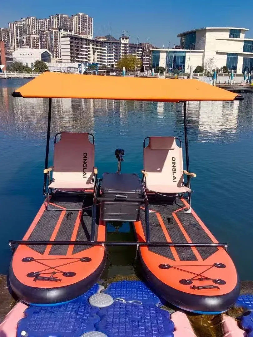 Stand Up Paddle Gonflable Catamaran Électrique - vue d'ensemble