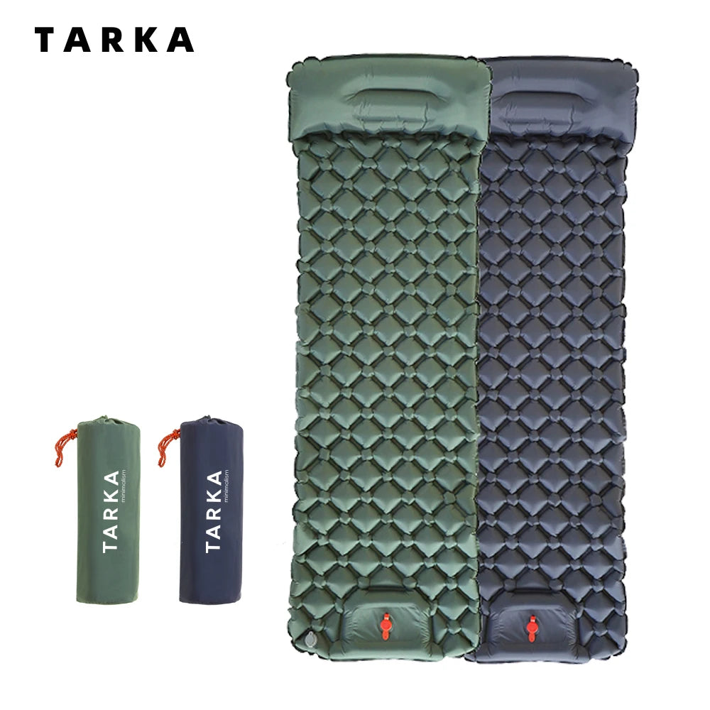Tapis de couchage gonflable compact pour la randonnée