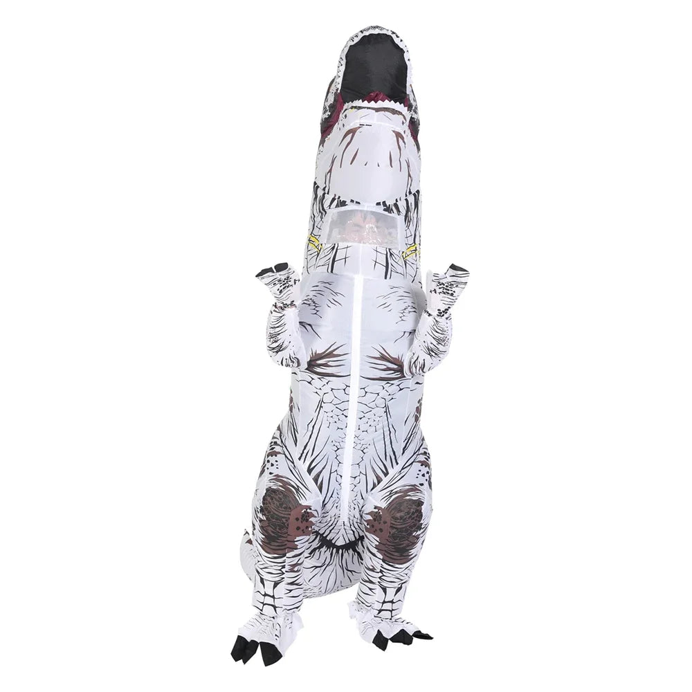 Combinaison gonflable T-Rex violet Halloween