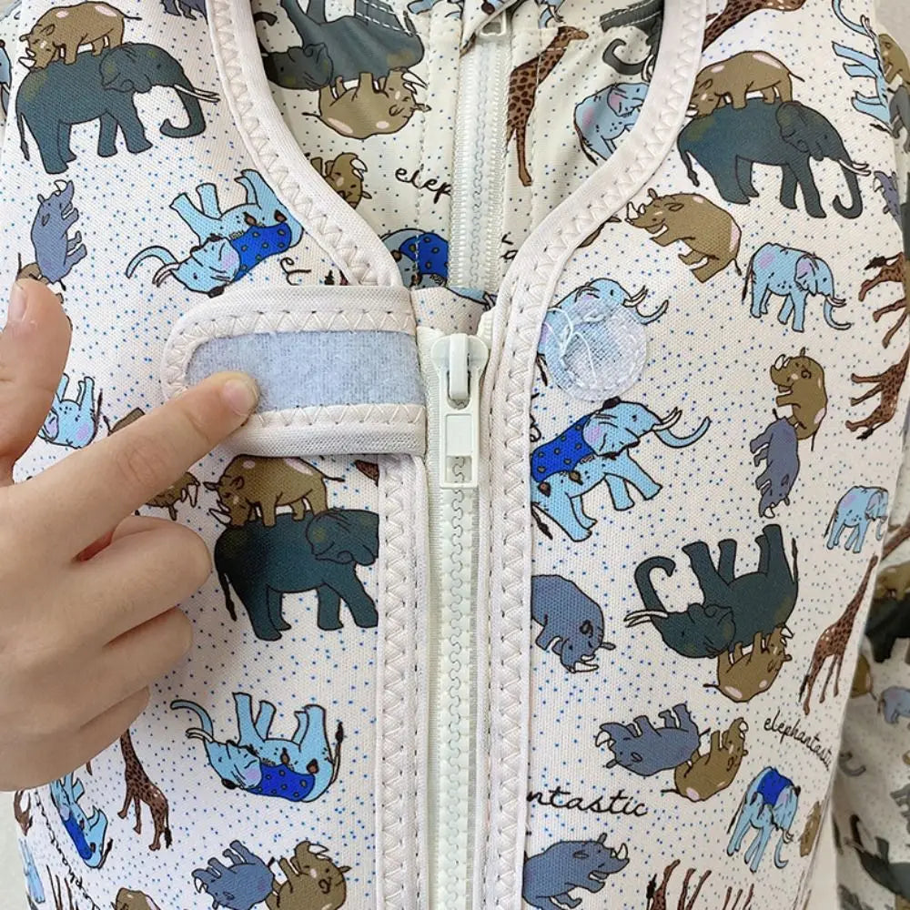 Gilet de flottaison bébé anti-chute à motif dessin animé