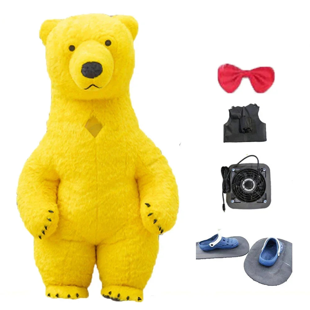 Costume gonflable ours polaire idéal anniversaire et mariage