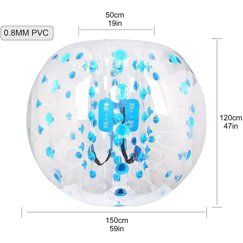 Zorb ball gonflable bubble football