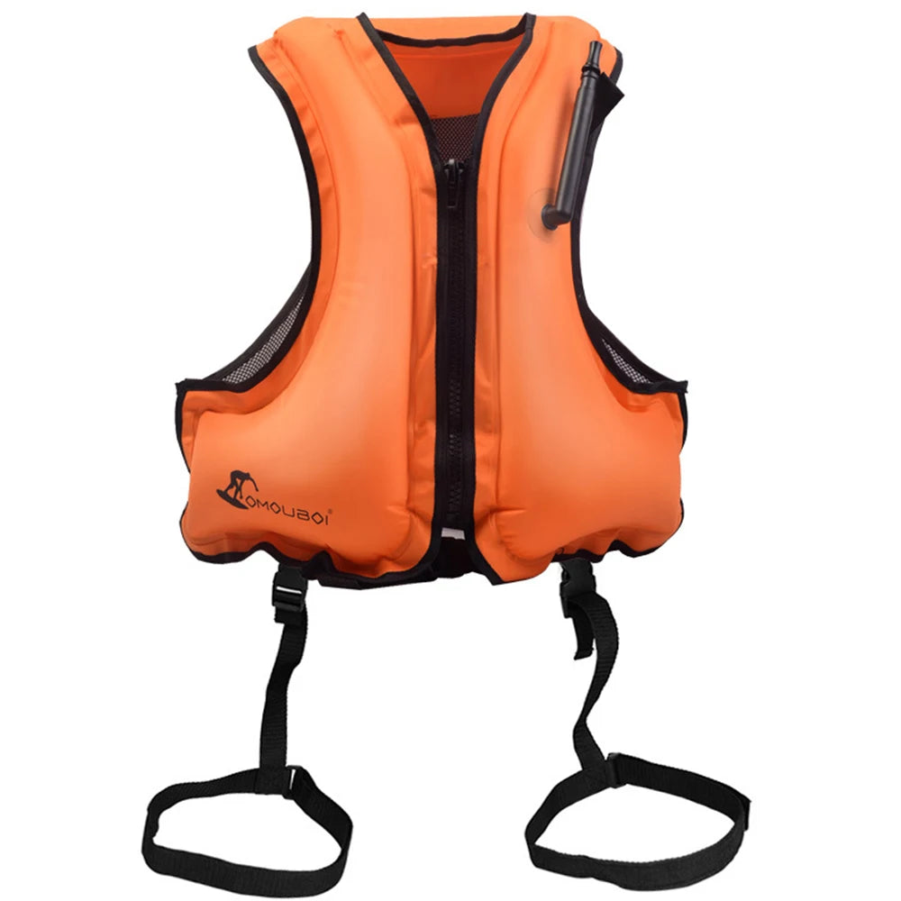 Gilet de sauvetage gonflable adulte coloris rouge