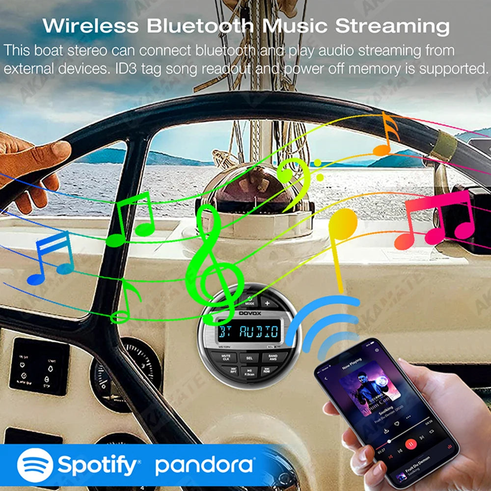 Accessoire gonflable radio Bluetooth marine étanche