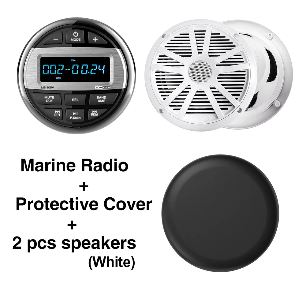 Radio Bluetooth marine prête à l'installation