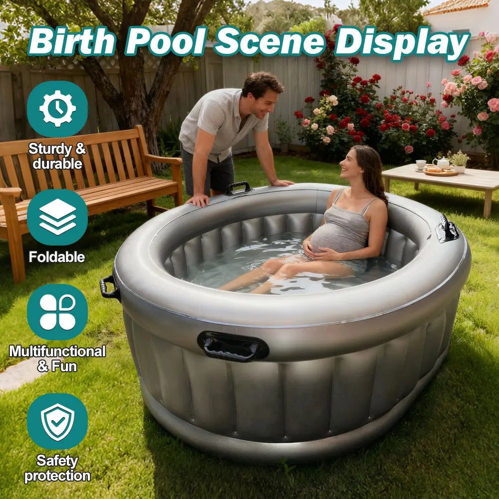 Baignoire Gonflable Naissance Douce - détail du matériau