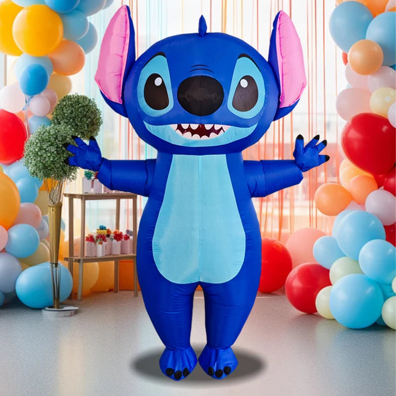Costume gonflable mascotte adulte porté pour Halloween