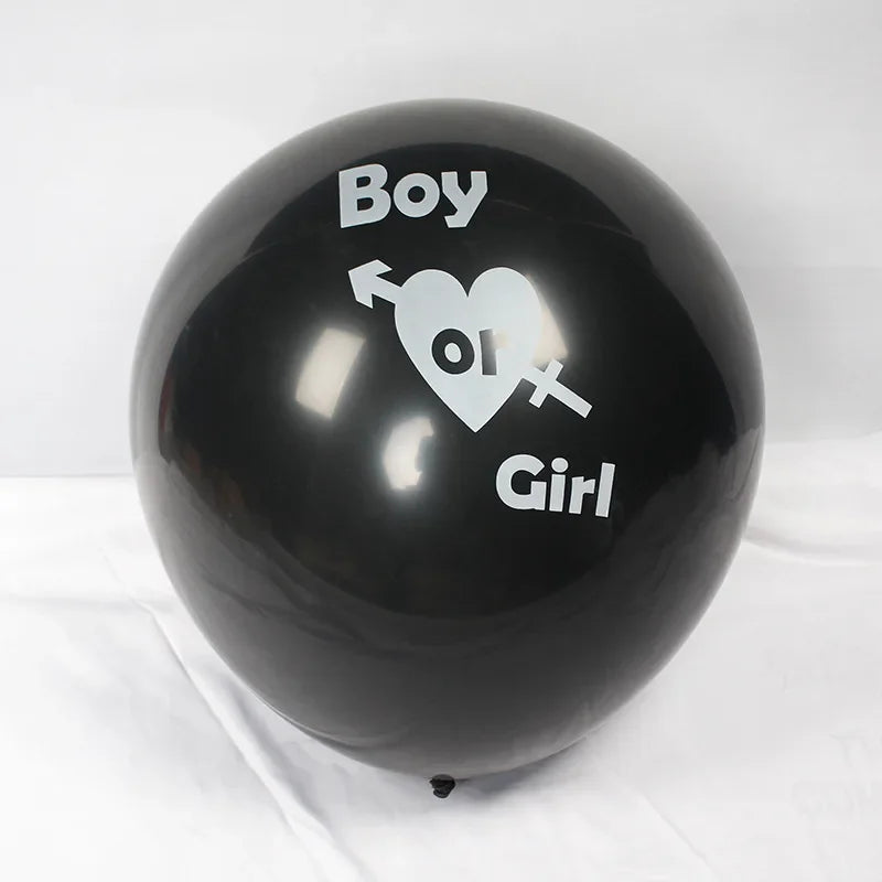 Ballon gonflable géant noir prêt à être gonflé