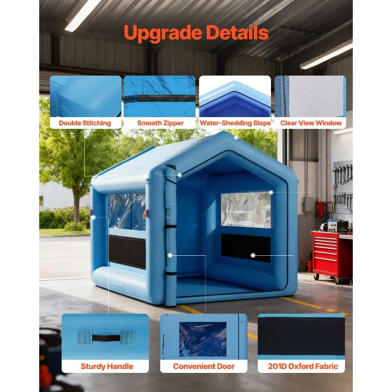 Cabine peinture gonflable 3x2,5x2,5m