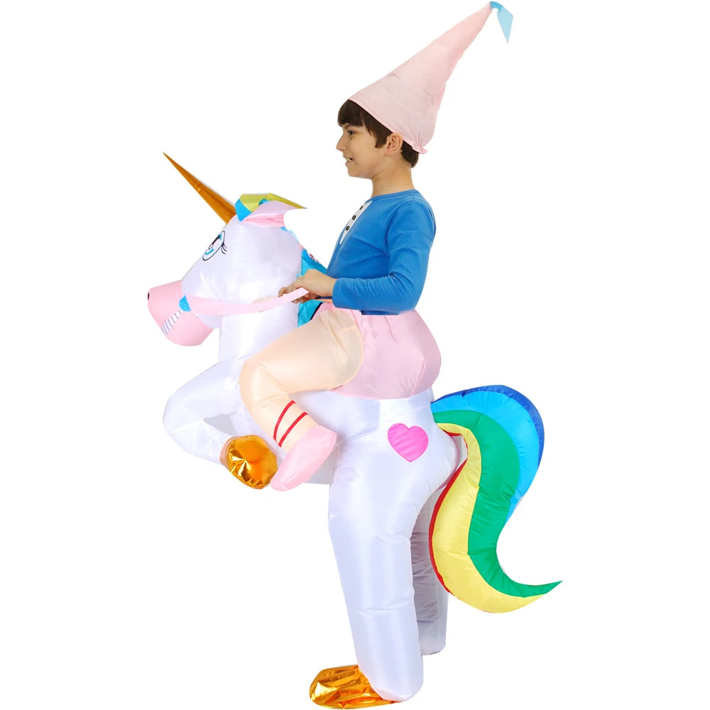 Costume gonflable dinosaure enfant fête anniversaire